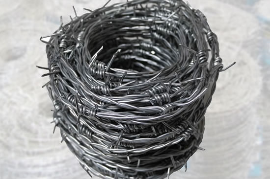 Galvanized double stranded razor barbed wire