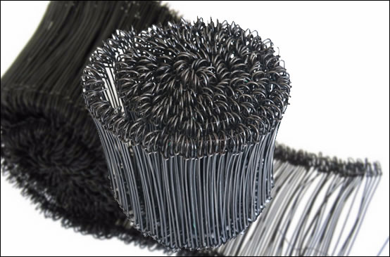 16 inch Black annealed wire with double looped at ends