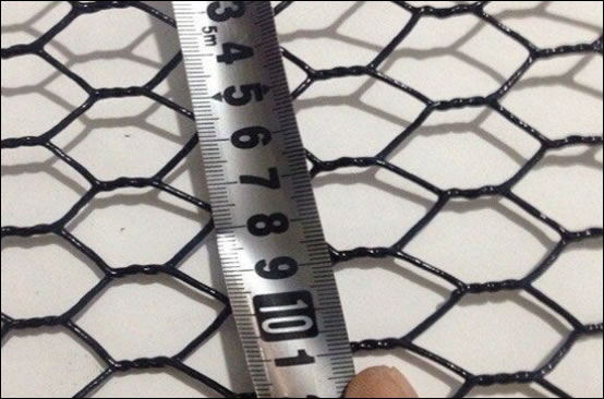 Galvanized Hexagonal Wire with Black PVC Coating