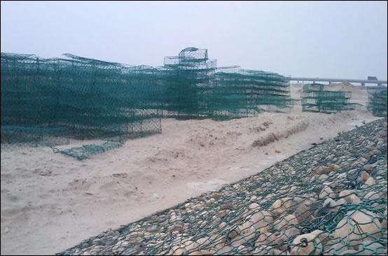 Green PVC Coated Gabion Mattress