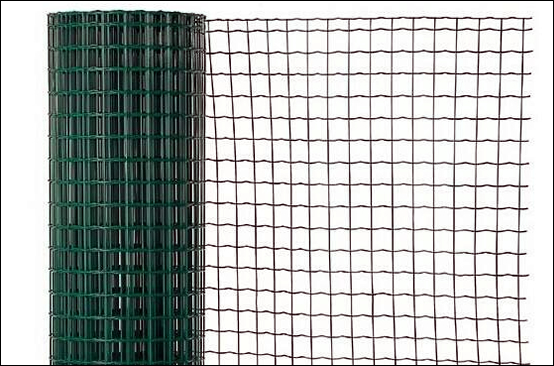 Green coated galvanized square mesh tree guards